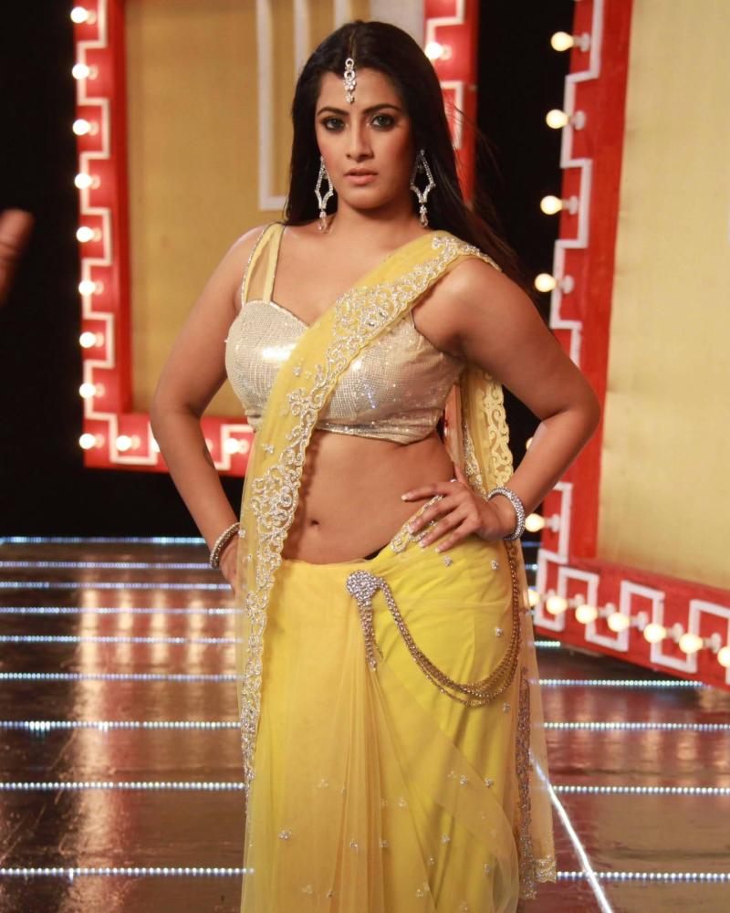 glittering-look-of-varalaxmi-sarathkumar-from-madhagajaraja